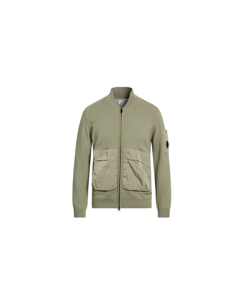 C.P. Company STRICKWAREN - Strickjackenauf YOOX.COM Salbeigrün