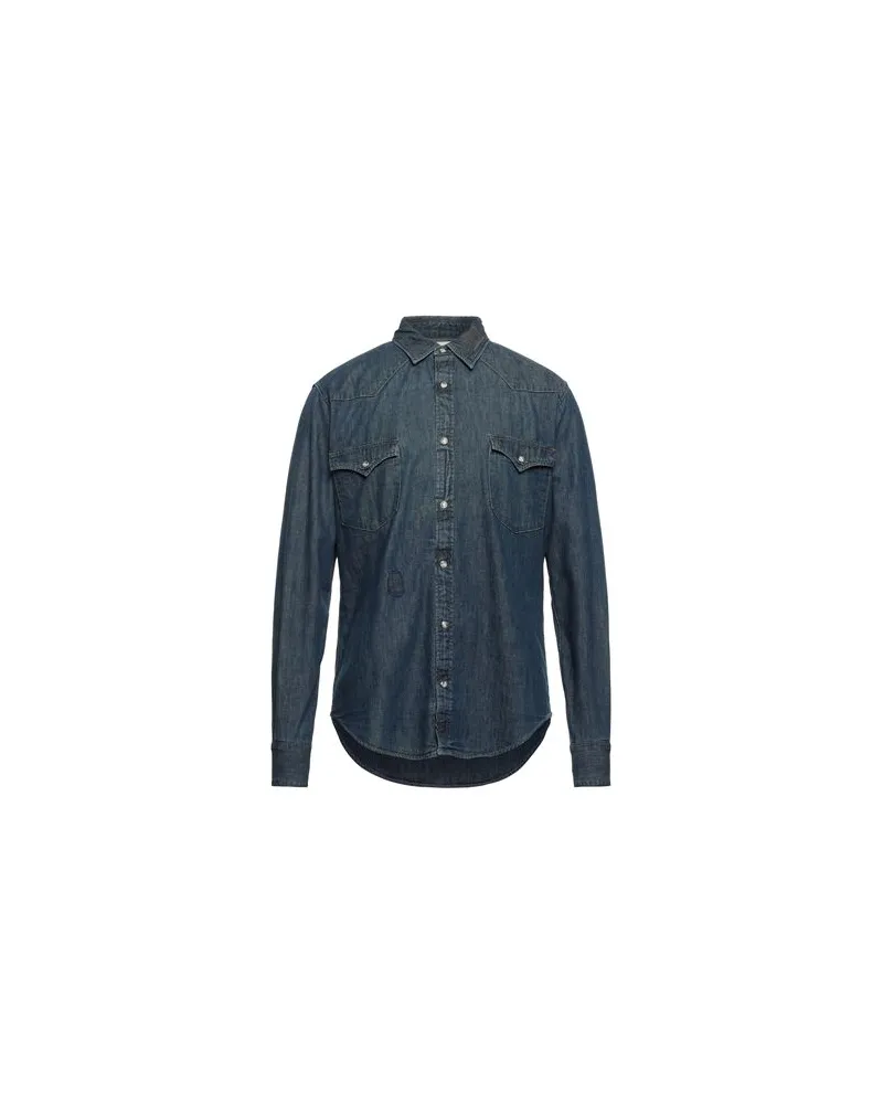 Celine TOPS - Jeanshemdenauf YOOX.COM Blau