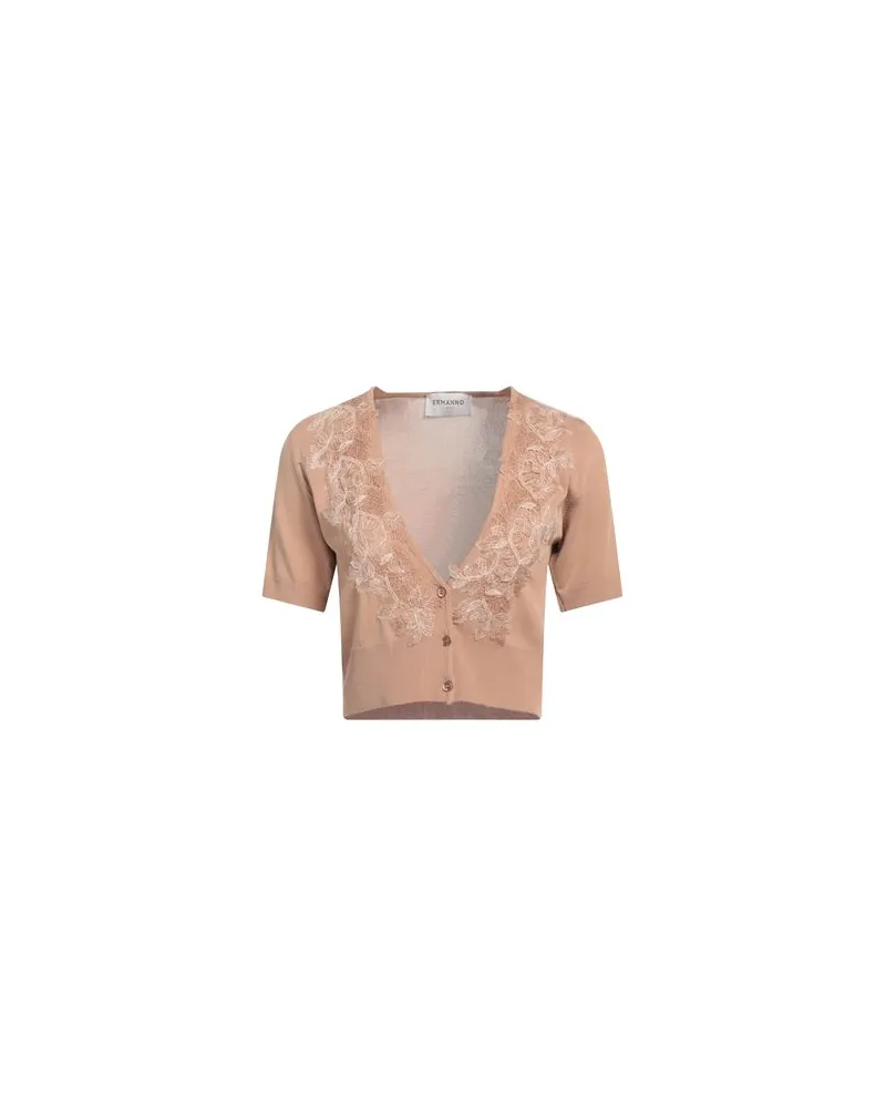 Ermanno Scervino STRICKWAREN - Strickjackenauf YOOX.COM Kamel