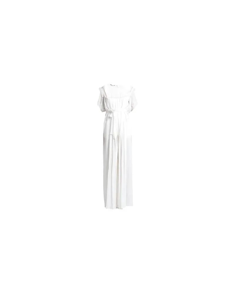 Alberta Ferretti OVERALLS - Jumpsuitsauf YOOX.COM Weiß