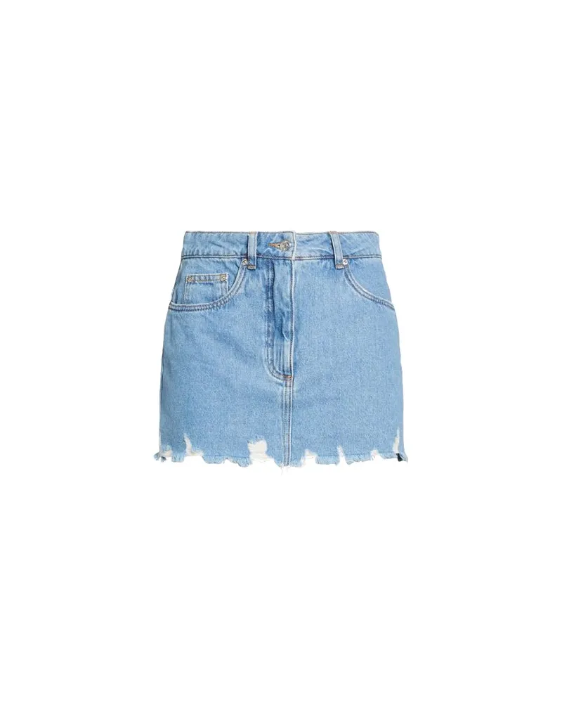 Moschino HOSEN & RÖCKE - Jeansröckeauf YOOX.COM Blau