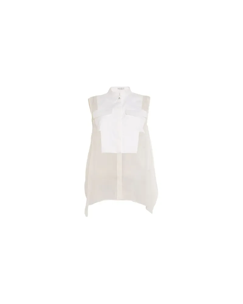 Brunello Cucinelli TOPS - Hemdenauf YOOX.COM Weiß