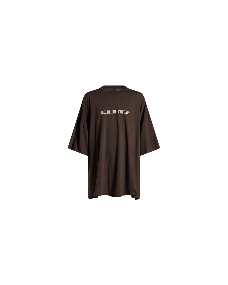 DRKSHDW by Rick Owens TOPS - T-shirtsauf YOOX.COM Dunkelbraun