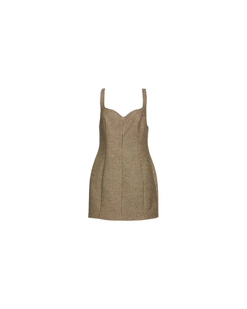 Elisabetta Franchi KLEIDER - Mini-Kleiderauf YOOX.COM Gold