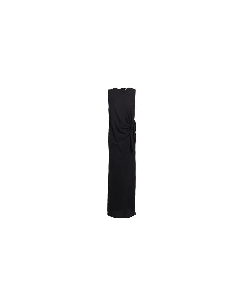 ALYSI CHOCOLAT - KLEIDER - Maxi-Kleiderauf YOOX.COM Schwarz