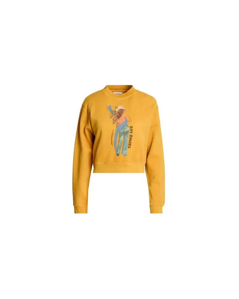 Roy Roger's ROŸ ROGER TOPS - Sweatshirtsauf YOOX.COM Senf