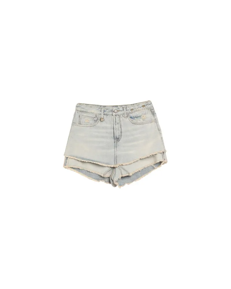 R13 HOSEN & RÖCKE - Jeansshortsauf YOOX.COM Blau