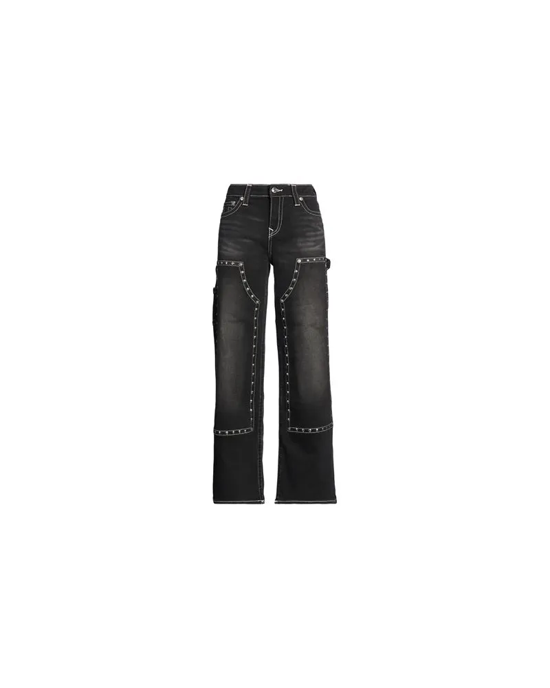 True Religion HOSEN & RÖCKE - Jeanshosenauf YOOX.COM Schwarz