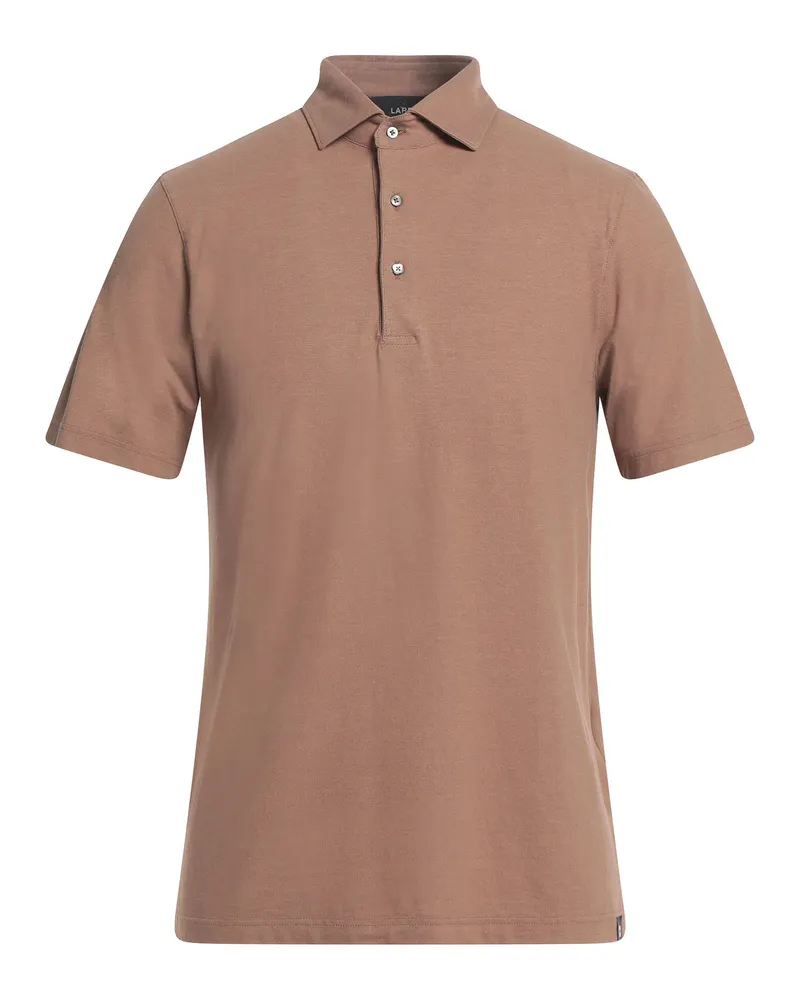 LARDINI Poloshirt Kamel