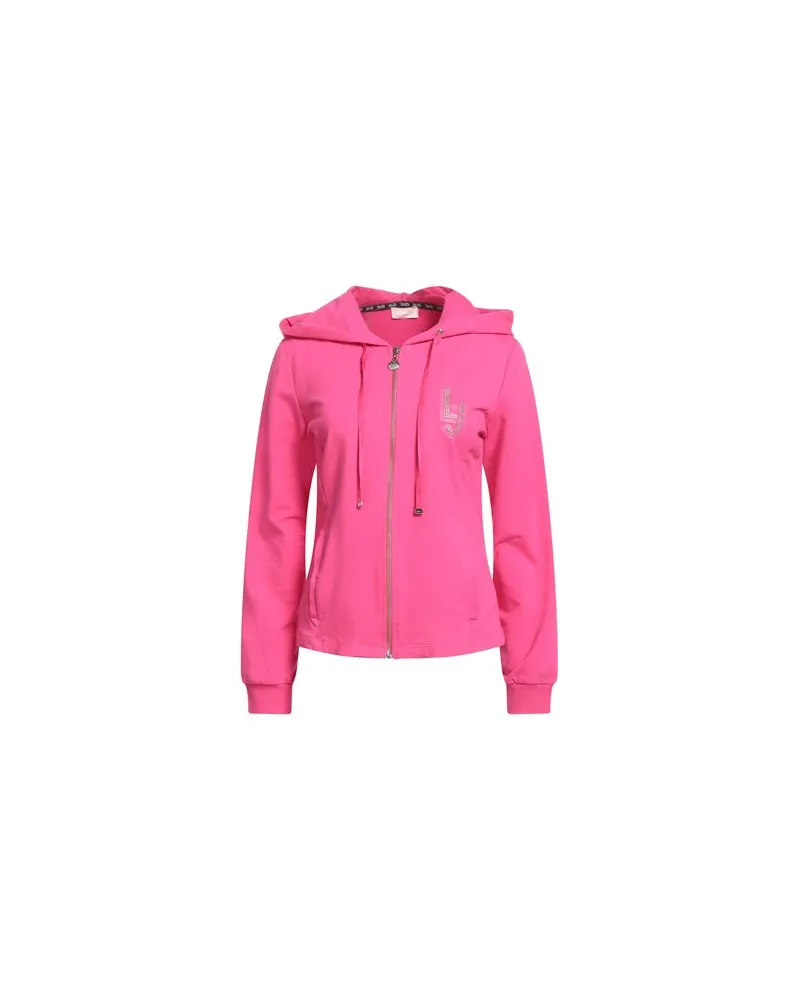 Liu Jo BETTER - TOPS - Sweatshirtsauf YOOX.COM Fuchsia