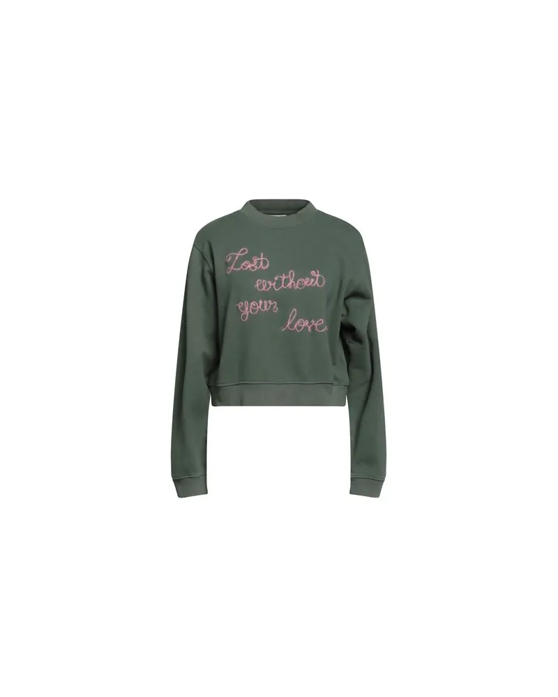 Roy Roger's TOPS - Sweatshirtsauf YOOX.COM Dunkelgrün