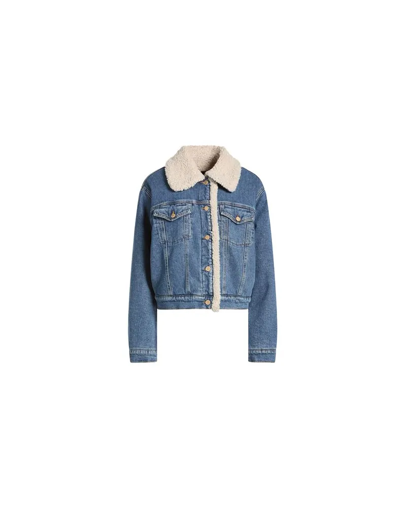7 for all mankind JACKEN & MÄNTEL - Jeansjacken/Mäntelauf YOOX.COM Blau
