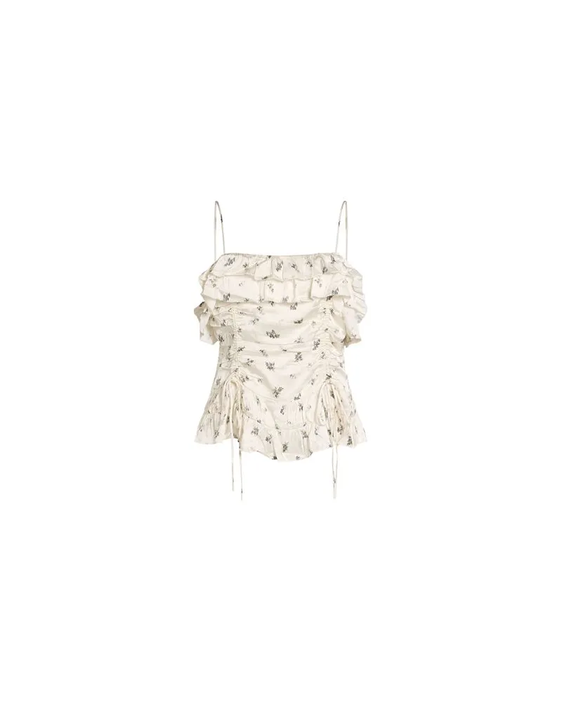 Ganni TOPS - Topsauf YOOX.COM Weiß