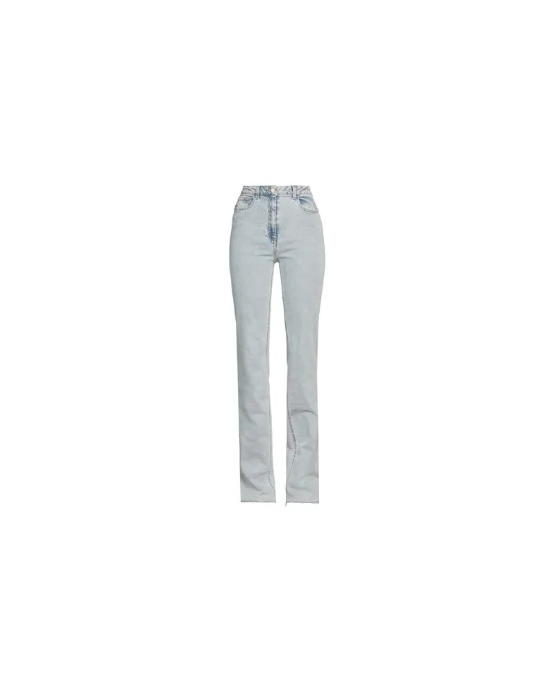Elisabetta Franchi HOSEN & RÖCKE - Jeanshosenauf YOOX.COM Blau