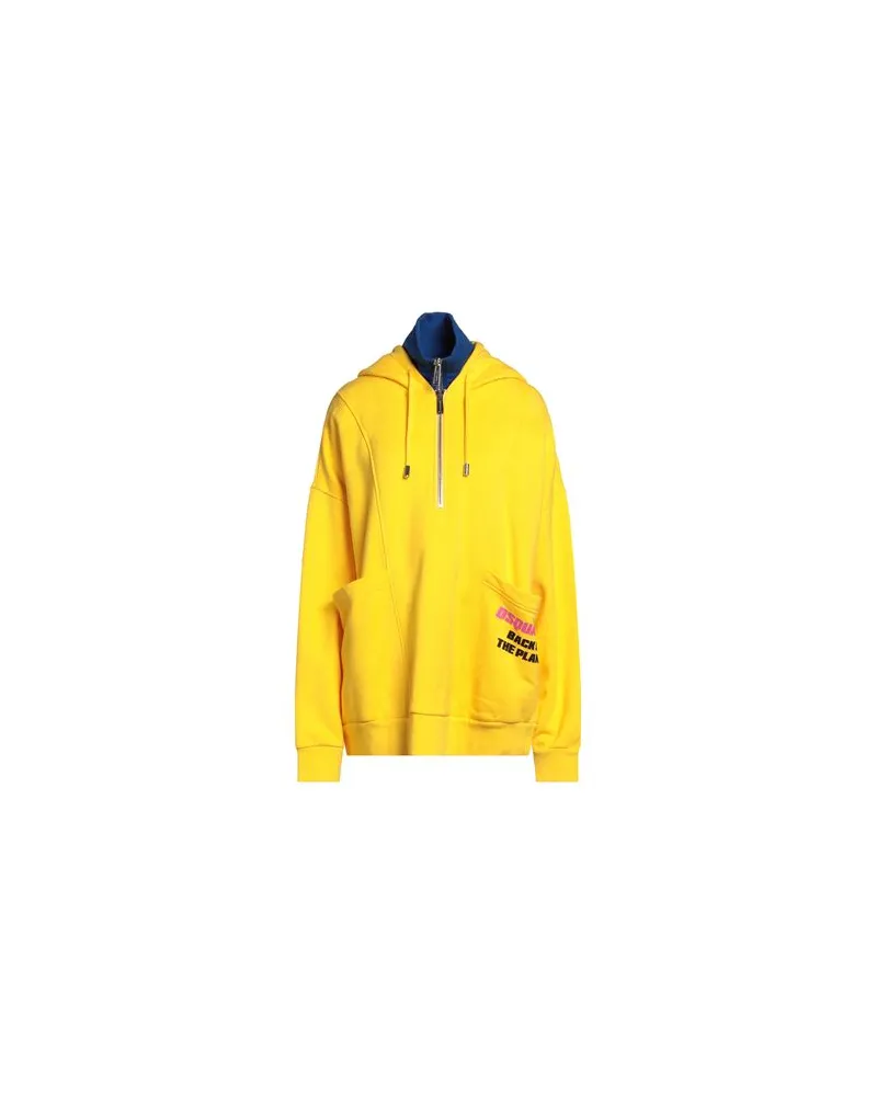Dsquared2 TOPS - Sweatshirtsauf YOOX.COM Gelb