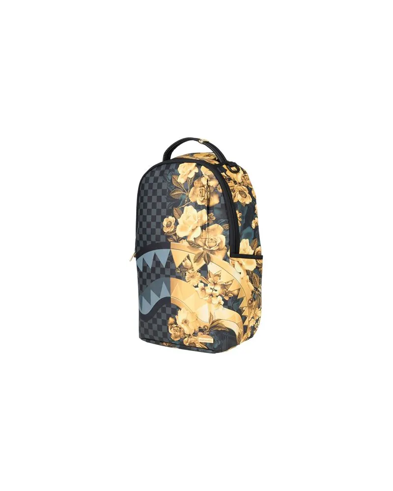 Sprayground GOLD FLORAL REMIX DLXSV BACKPACK  - TASCHEN - Rucksäckeauf YOOX.COM Schwarz