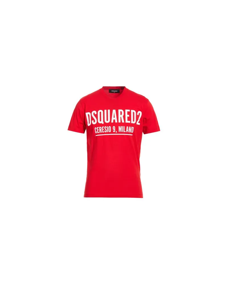 Dsquared2 TOPS - T-shirtsauf YOOX.COM Tomatenrot