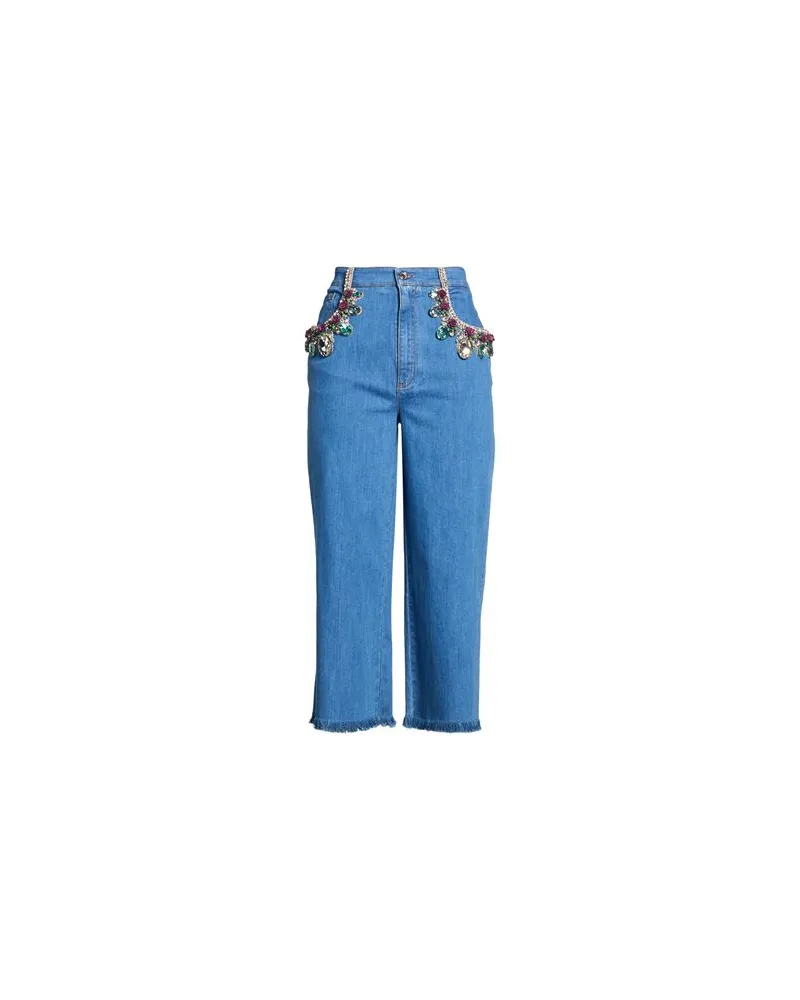 Dolce & Gabbana HOSEN & RÖCKE - Jeanshosenauf YOOX.COM Blau