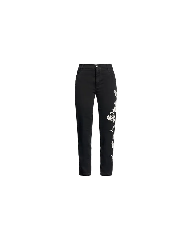 Ermanno Scervino HOSEN & RÖCKE - Jeanshosenauf YOOX.COM Schwarz