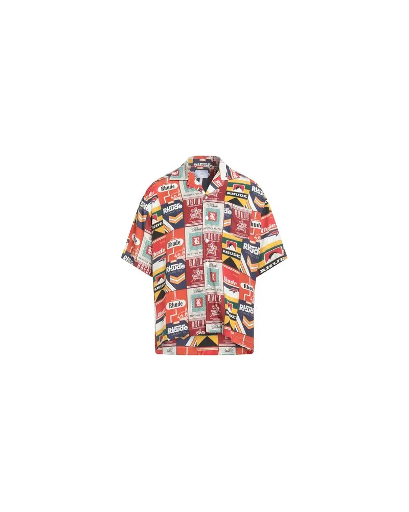 RHUDE TOPS - Hemdenauf YOOX.COM Ziegelrot