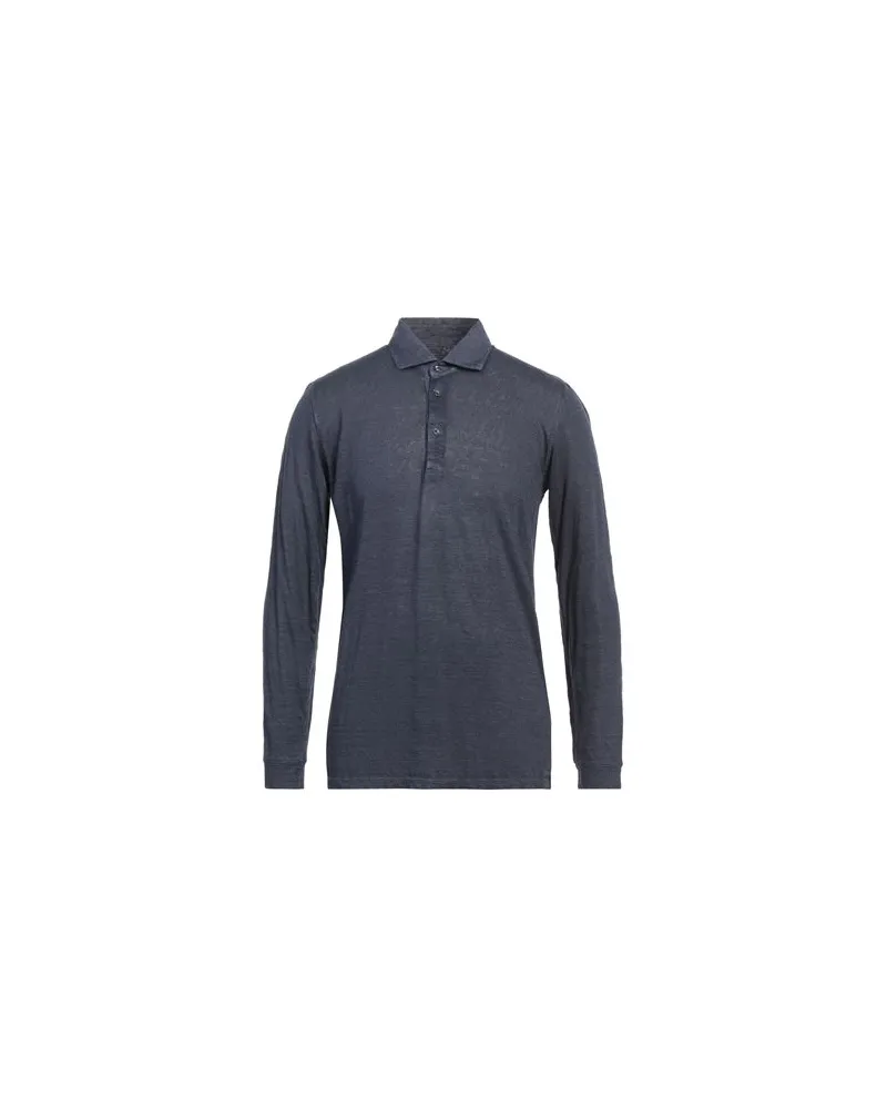 120% Lino TOPS - Poloshirtsauf YOOX.COM Marineblau