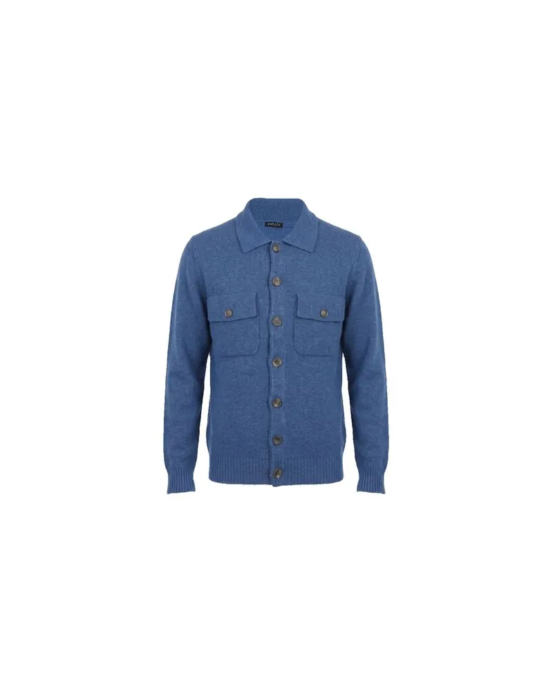 Retois STRICKWAREN - Strickjackenauf YOOX.COM Taubenblau