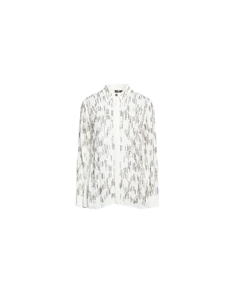 Elisabetta Franchi TOPS - Hemdenauf YOOX.COM Weiß