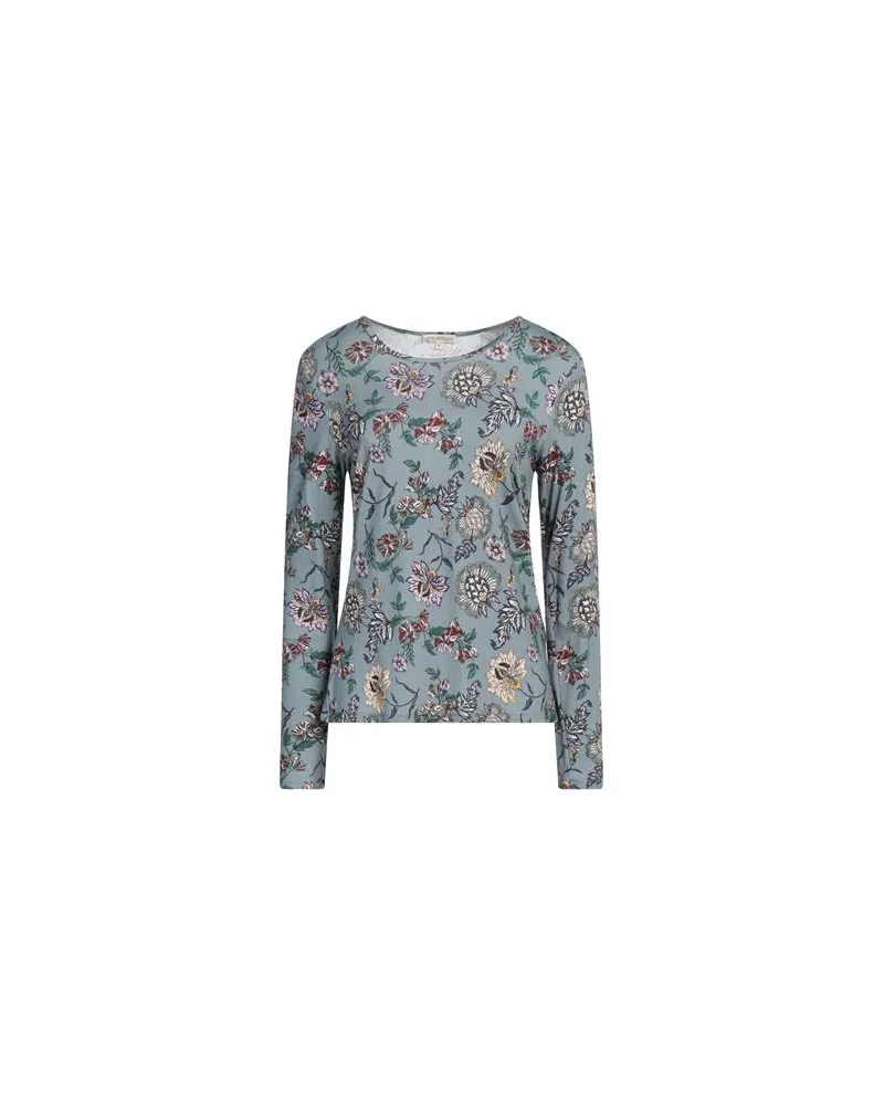 Camicettasnob TOPS - T-shirtsauf YOOX.COM Blaugrau