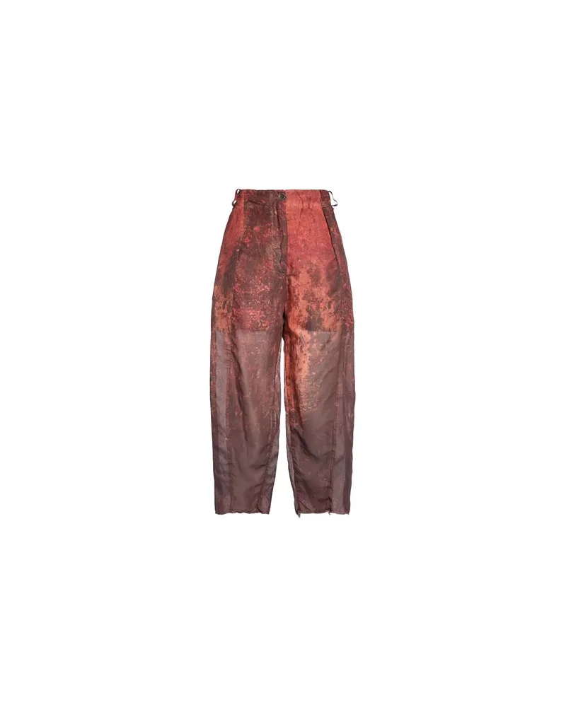 Masnada HOSEN & RÖCKE - Hosenauf YOOX.COM Ziegelrot