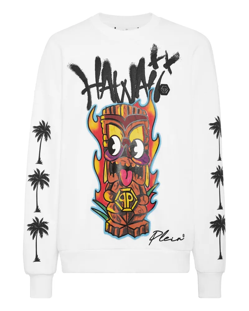 Philipp Plein Sweatshirt Weiß