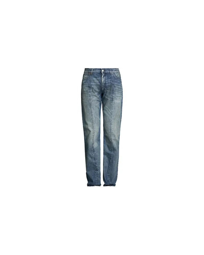 Maison Margiela HOSEN & RÖCKE - Jeanshosenauf YOOX.COM Blau