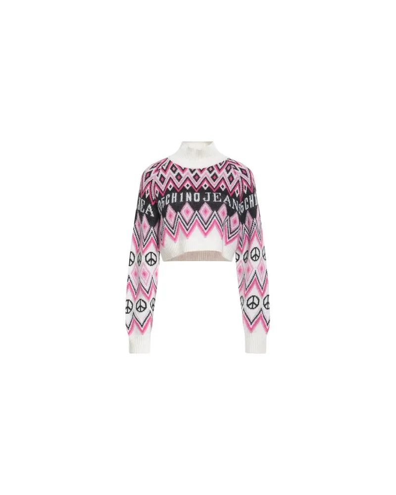 Moschino STRICKWAREN - Rollkragenpulloverauf YOOX.COM Magenta
