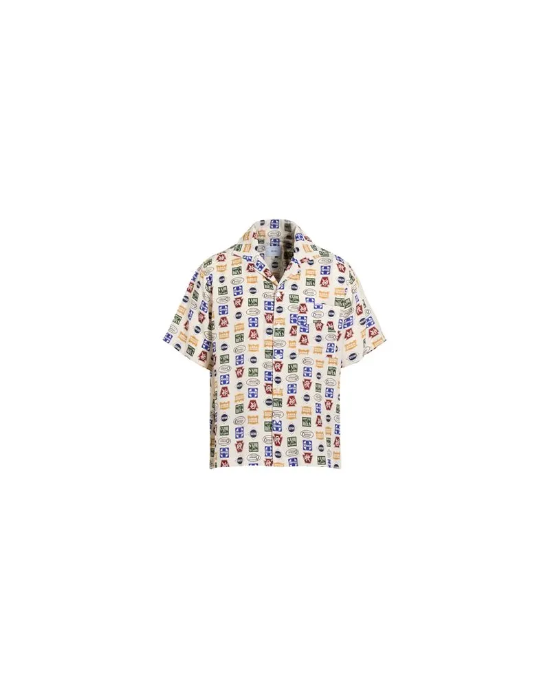 RHUDE TOPS - Hemdenauf YOOX.COM Cremeweiß