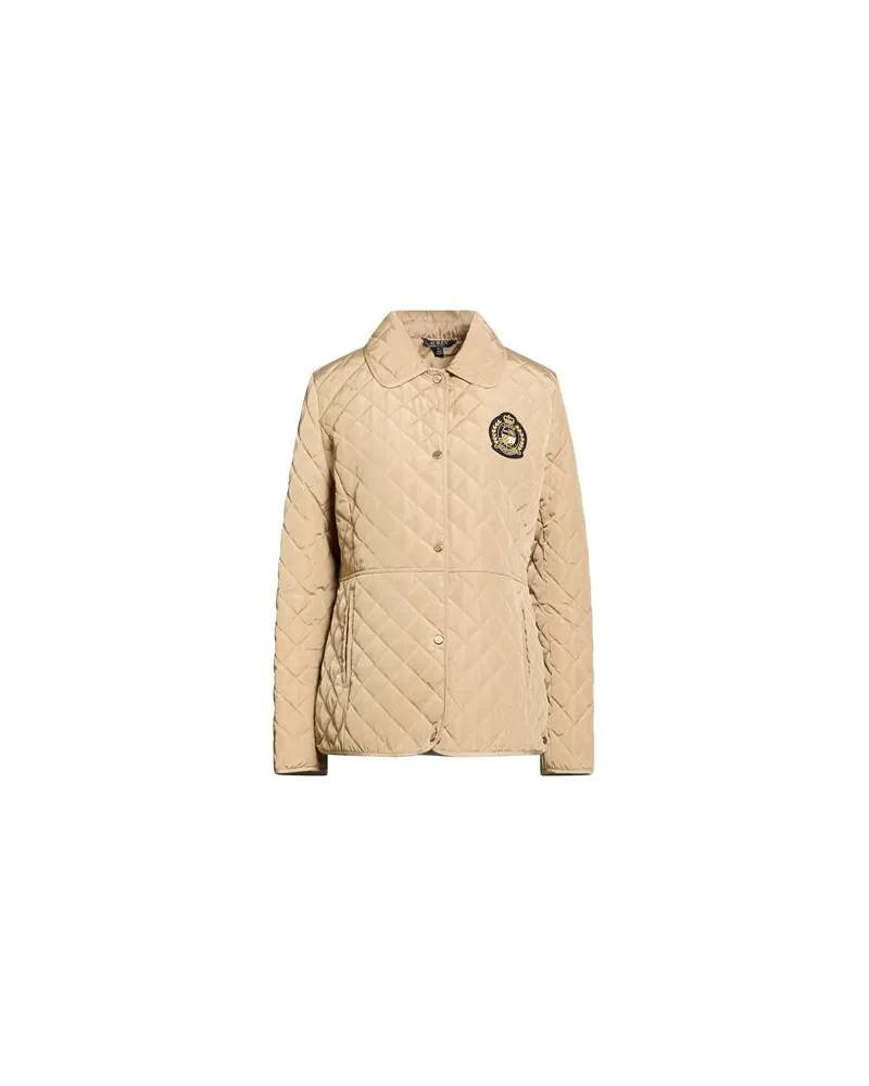 Ralph Lauren CREST-PATCH QUILTED JACKET  - JACKEN & MÄNTEL - Jacken und Anoraksauf YOOX.COM Sand
