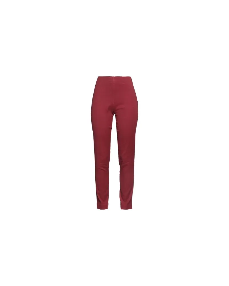 120% Lino HOSEN & RÖCKE - Hosenauf YOOX.COM Ziegelrot
