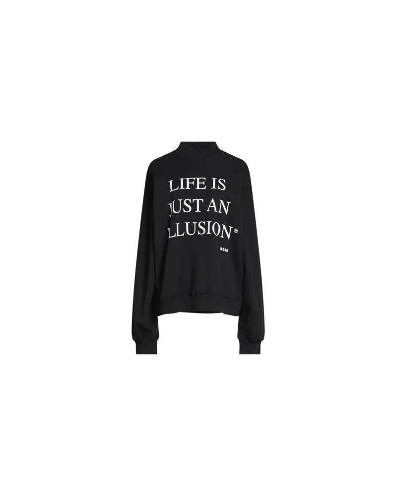 MSGM TOPS - Sweatshirtsauf YOOX.COM Schwarz