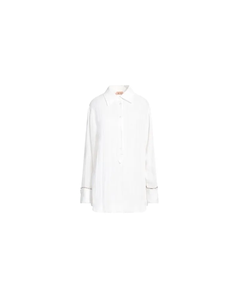 N° 21 TOPS - Hemdenauf YOOX.COM Weiß