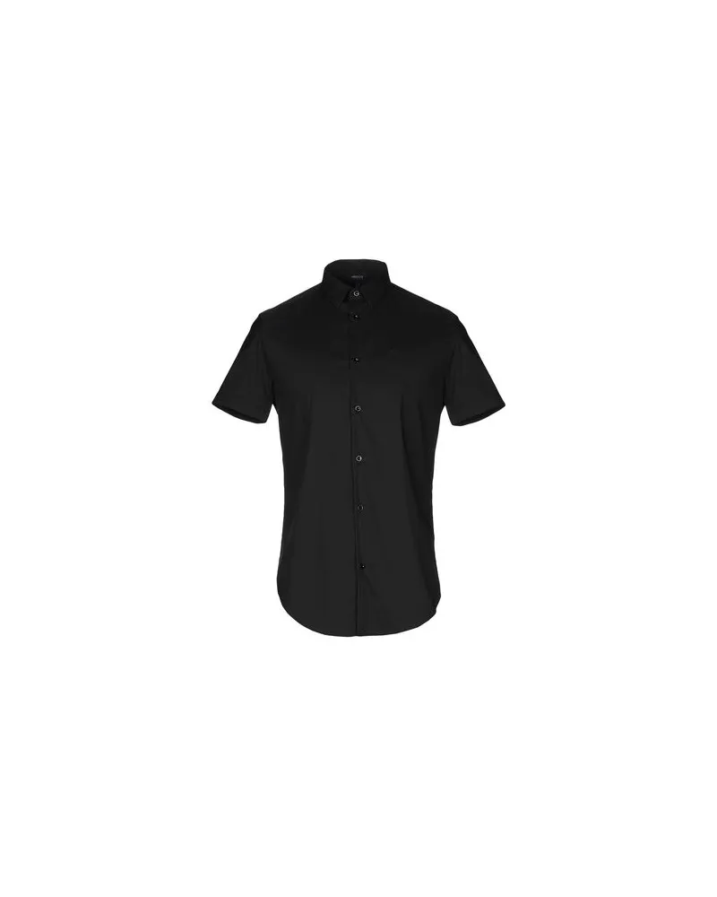 Armani Jeans TOPS - Hemdenauf YOOX.COM Schwarz