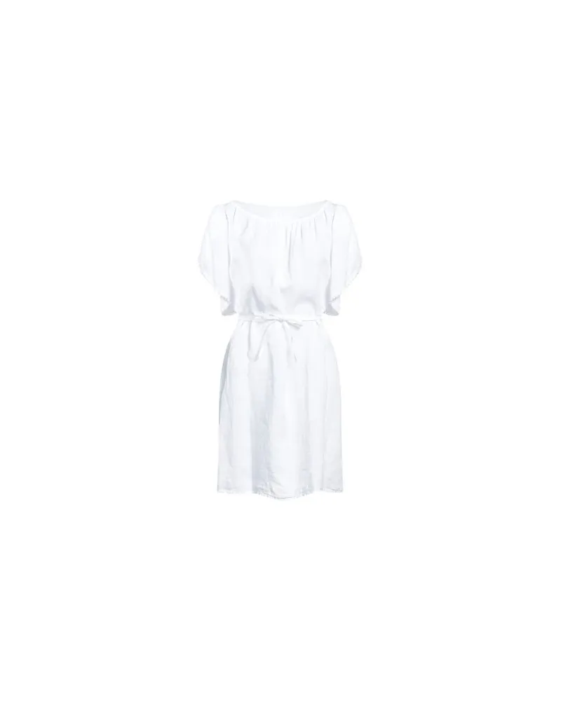120% Lino KLEIDER - Mini-Kleiderauf YOOX.COM Weiß