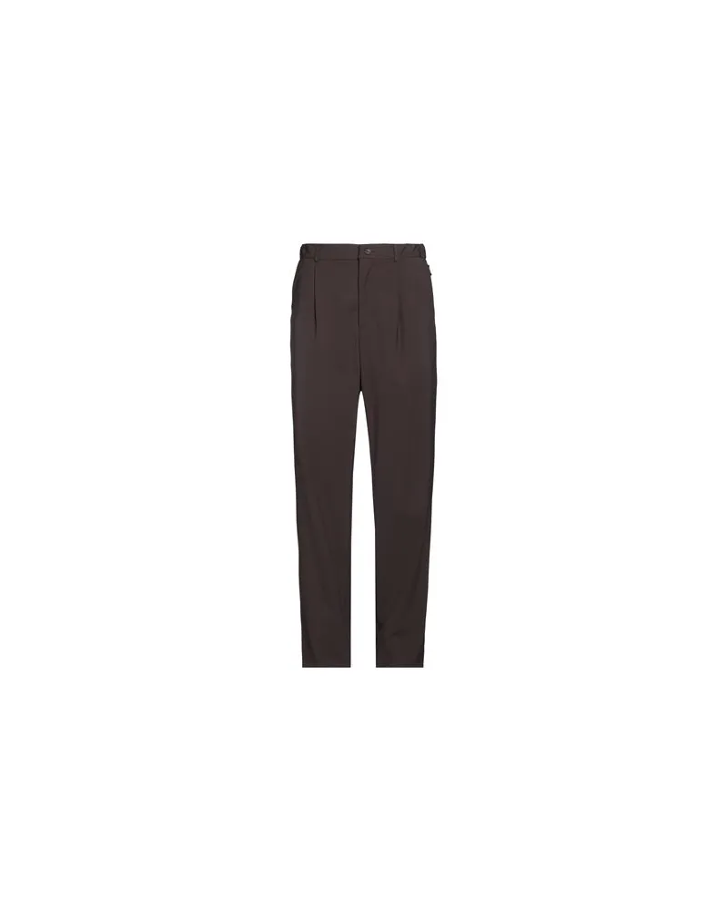 Hevò HOSEN & RÖCKE - Hosenauf YOOX.COM Dunkelbraun