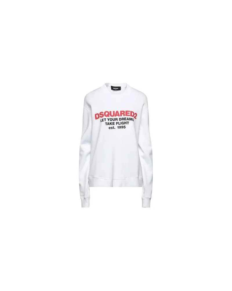 Dsquared2 TOPS - Sweatshirtsauf YOOX.COM Weiß