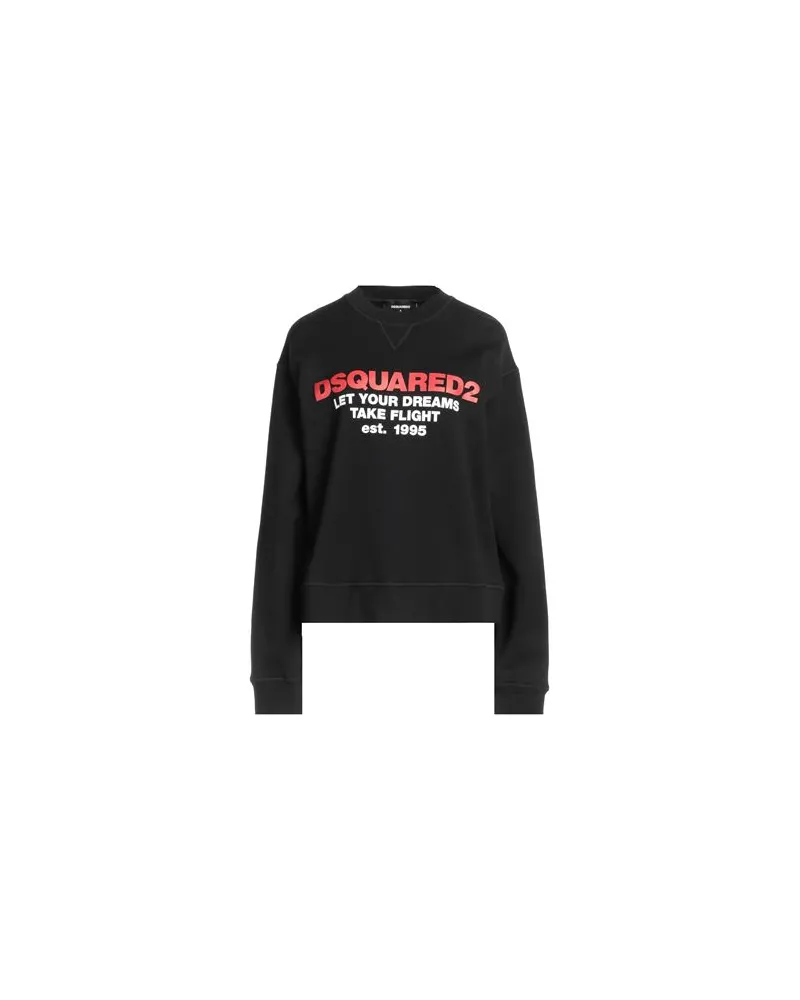 Dsquared2 TOPS - Sweatshirtsauf YOOX.COM Schwarz