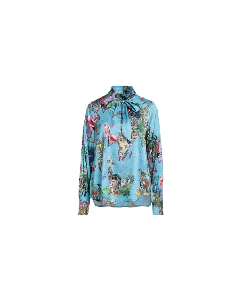 SHIRTAPORTER TOPS - Topsauf YOOX.COM Himmelblau