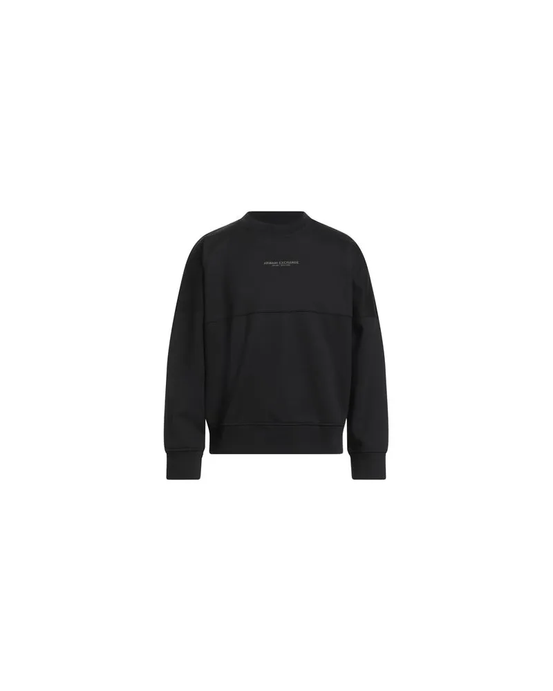 Armani Exchange TOPS - Sweatshirtsauf YOOX.COM Schwarz