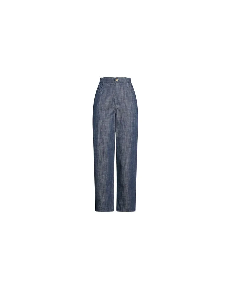Attic and Barn HOSEN & RÖCKE - Jeanshosenauf YOOX.COM Blau
