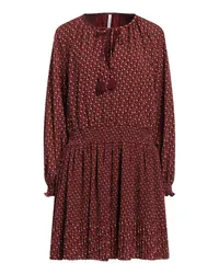 Pepe Jeans Mini-Kleid Bordeaux