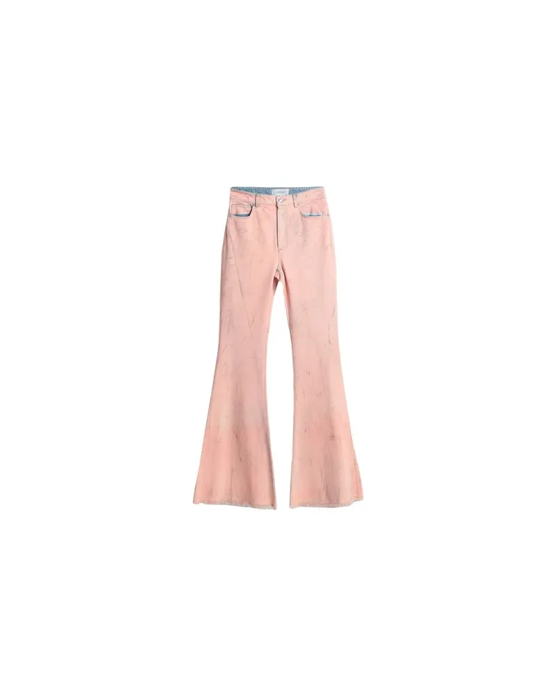 SPORTMAX HOSEN & RÖCKE - Jeanshosenauf YOOX.COM Lachs