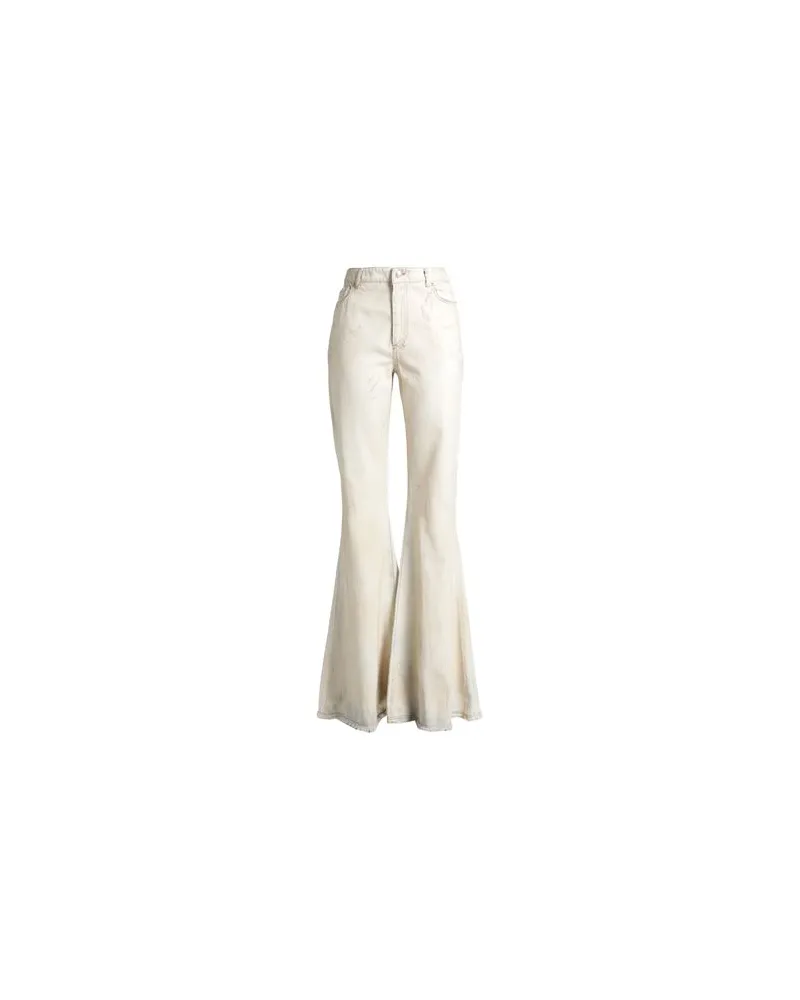 SPORTMAX HOSEN & RÖCKE - Jeanshosenauf YOOX.COM Elfenbein
