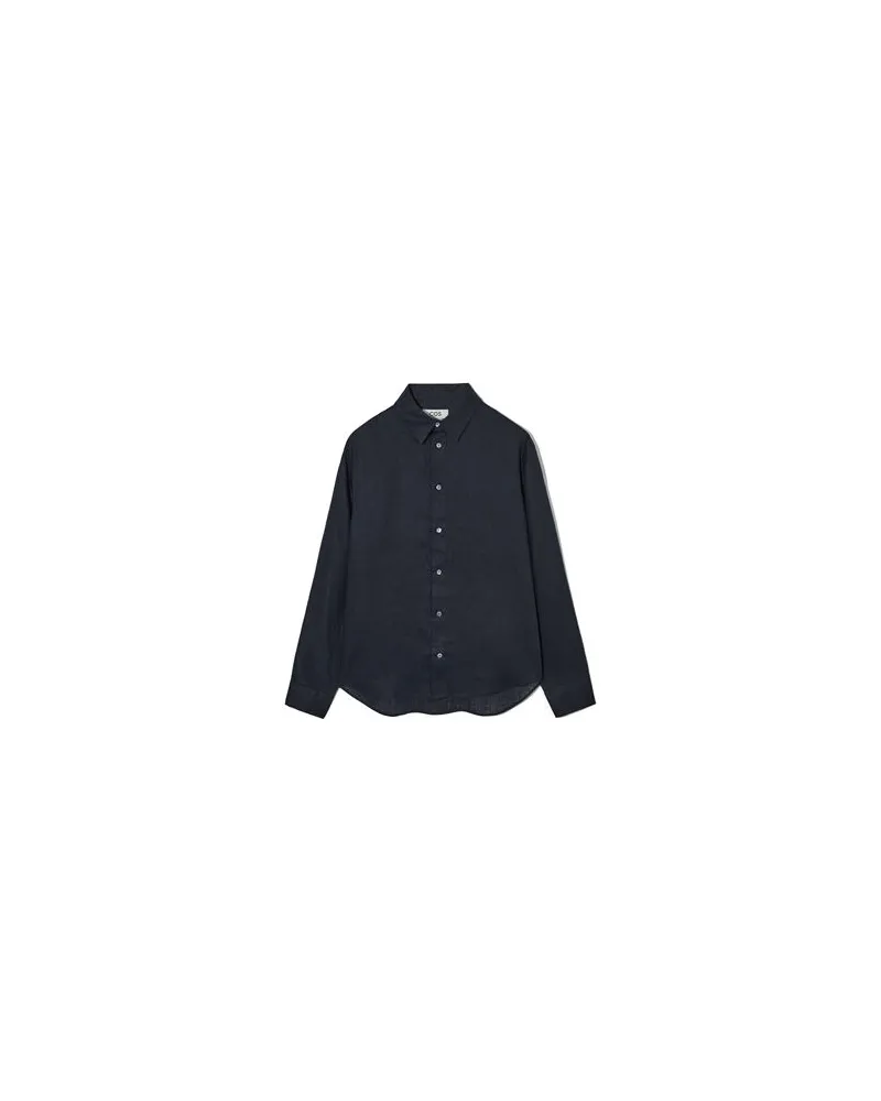 COS TOPS - Hemdenauf YOOX.COM Nachtblau