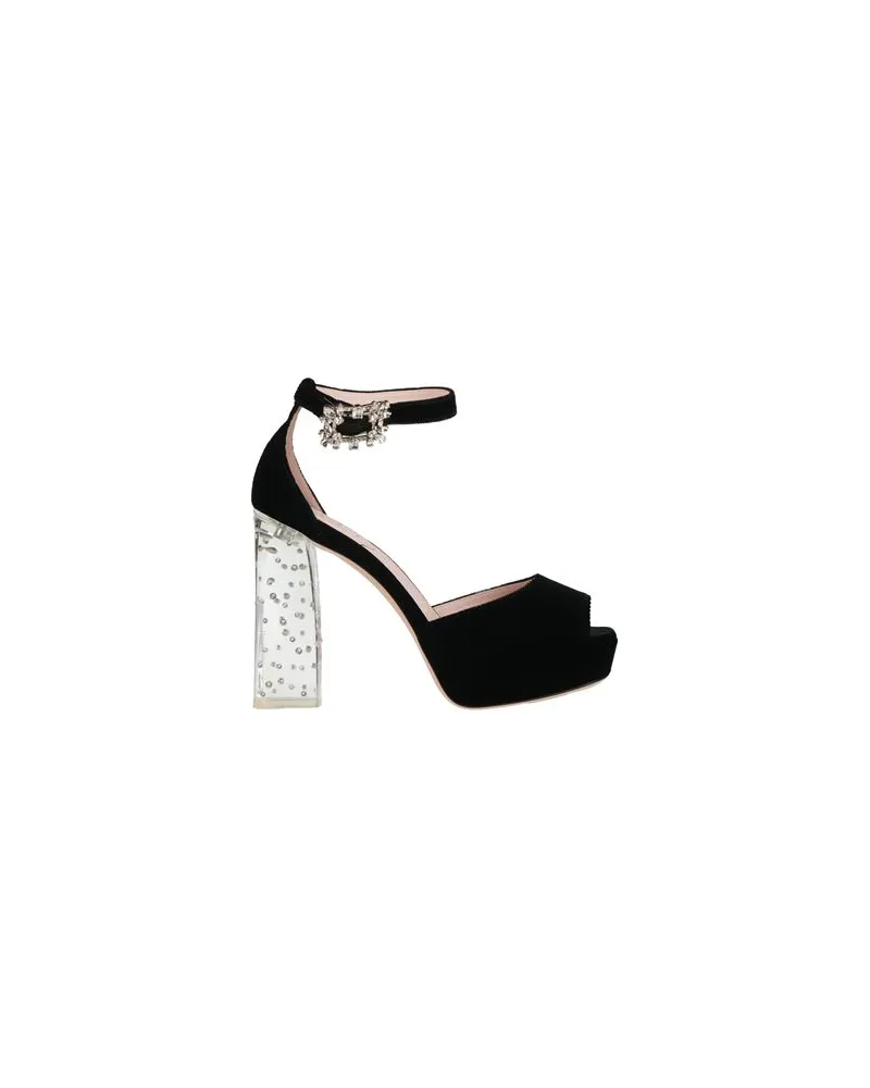 Roger Vivier SCHUHE - Sandalenauf YOOX.COM Schwarz